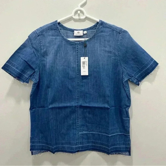 AG ADRIANO GOLDSCHMIED TAWNY RAW 100% Cotton Size Small‎ Turbulence - Picture 3 of 8